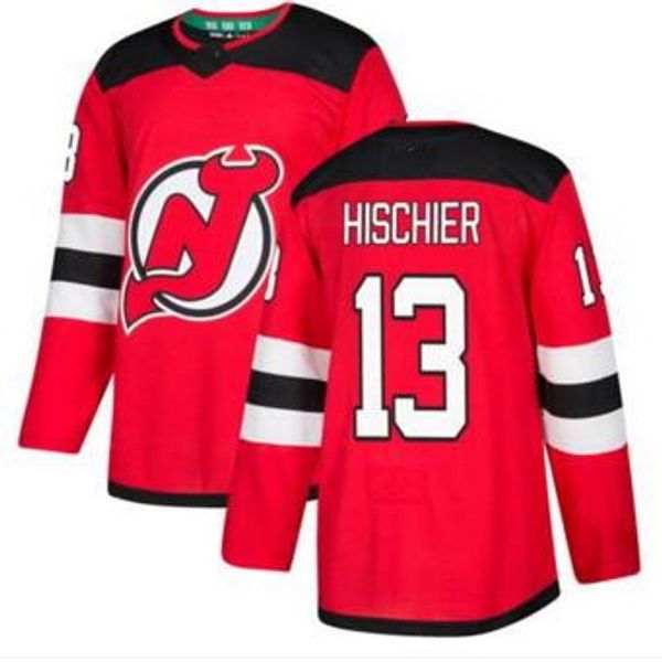 Personality Devils 9 HALL Red Home Stitched Jersey,Trainers 30 BRODEUR 13 HISCHIER 35 SCHNEIDER Hockey Jersey online stores