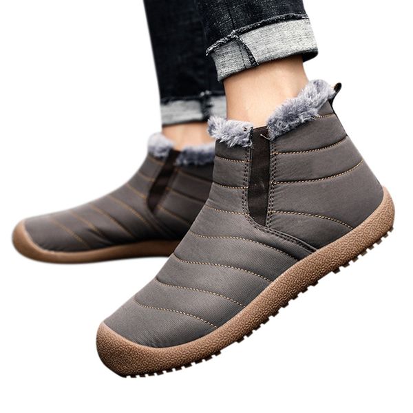 2019 men boots platform warm men boots winter with fur warm snow thick plush waterproof winter shoes plus size 39 - 47, Black
2019 men boots platform warm men boots winter with fur warm snow thick plush waterproof winter shoes plus size 39 - 47, Black