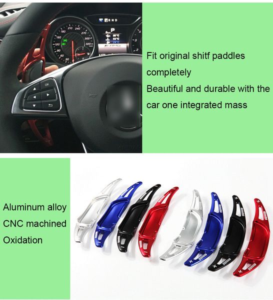 2pcs car steering wheel shift paddle shifter extension for benz amg gla45 2016-2018
2pcs car steering wheel shift paddle shifter extension for benz amg gla45 2016-2018