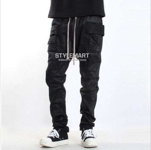new men's clothing fashion gd hair stylist minimalist big pocket harem pants trousers plus size singer costumes, Black
new men's clothing fashion gd hair stylist minimalist big pocket harem pants trousers plus size singer costumes, Black