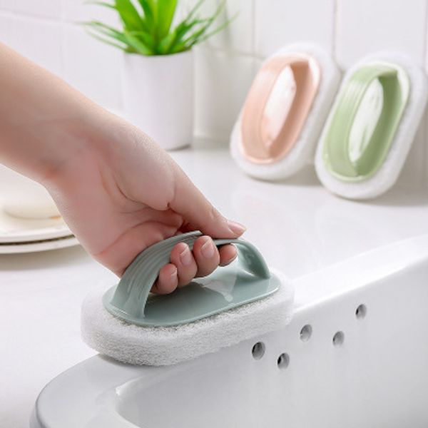 5 pcs with handle bath brush tile kitchen decontamination magic pot sponge brush kitchen cleaning supplies
5 pcs with handle bath brush tile kitchen decontamination magic pot sponge brush kitchen cleaning supplies