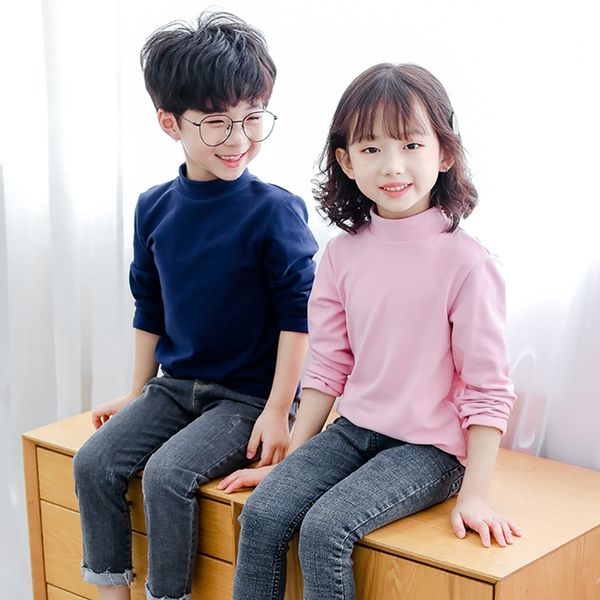 kids girl shirt pure cotton soft half-high collar white shirt long sleeve boy basic bottoming blouse children clothes, White;black
kids girl shirt pure cotton soft half-high collar white shirt long sleeve boy basic bottoming blouse children clothes, White;black
