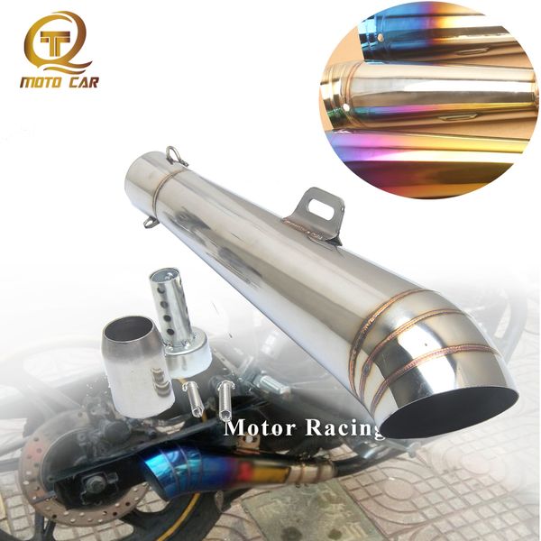 motorcycle exhaust pipe escape muffler db killer 51mm akrapovic exhaust gp hp for z750 z250 z300 z800 gsr750 k6 k7 k8
motorcycle exhaust pipe escape muffler db killer 51mm akrapovic exhaust gp hp for z750 z250 z300 z800 gsr750 k6 k7 k8