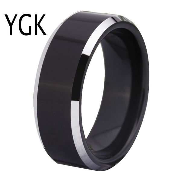 customs engraving ring 8mm black with shiny edges comfort fit design men's fashion tungsten wedding ring j190714, Slivery;golden
customs engraving ring 8mm black with shiny edges comfort fit design men's fashion tungsten wedding ring j190714, Slivery;golden