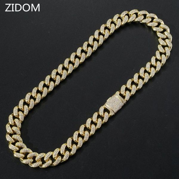 men hip hop iced out bling cuban chain necklace micro pave zircon 15mm width cuban chains necklaces hiphop jewelry fashion, Silver
men hip hop iced out bling cuban chain necklace micro pave zircon 15mm width cuban chains necklaces hiphop jewelry fashion, Silver