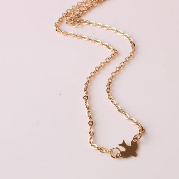 fashion female necklace simple bird pigeon clavicle chain jewelry for dropshipping, Silver
fashion female necklace simple bird pigeon clavicle chain jewelry for dropshipping, Silver