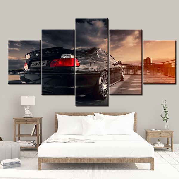 5 panel e46 sports car painting home decor for living room picture wall art canvas modern modular artwork
5 panel e46 sports car painting home decor for living room picture wall art canvas modern modular artwork
