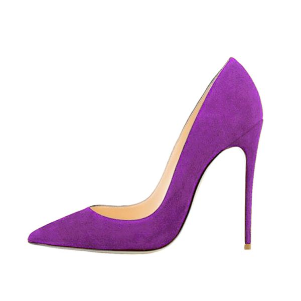 2019 wedding women fashion purple suede leather poined toes high heeled heels shoes stiletto heel shoes pump 120mm 10cm, Black
2019 wedding women fashion purple suede leather poined toes high heeled heels shoes stiletto heel shoes pump 120mm 10cm, Black
