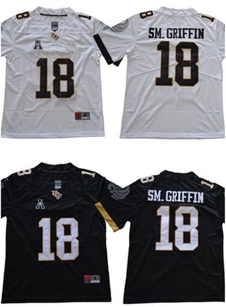 2018 UCF Knights College Футбольные майки Дешевые 18 SM. Гриффин Shaquem Griffin University Футболки Черный Белый
2018 UCF Knights College Футбольные майки Дешевые 18 SM. Гриффин Shaquem Griffin University Футболки Черный Белый