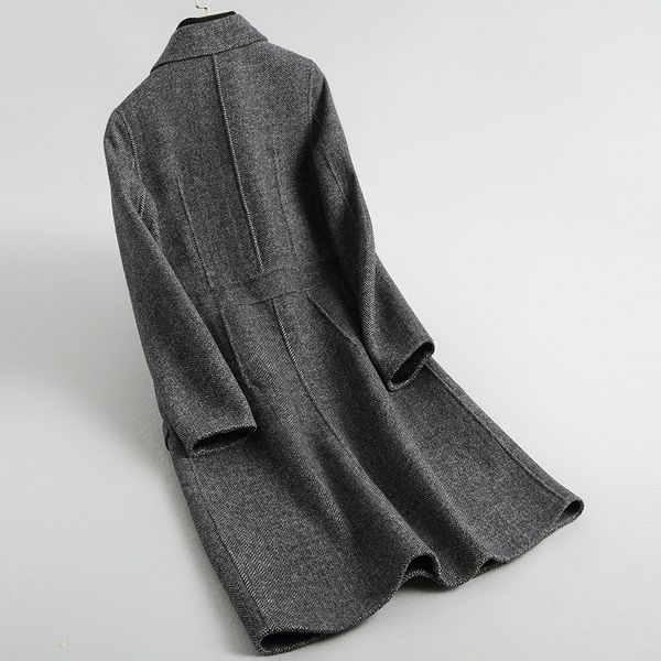 women's wool & blends korean casual women blend winter coat long female spring autumn jackets manteau 38079 wyq3802, Black
women's wool & blends korean casual women blend winter coat long female spring autumn jackets manteau 38079 wyq3802, Black