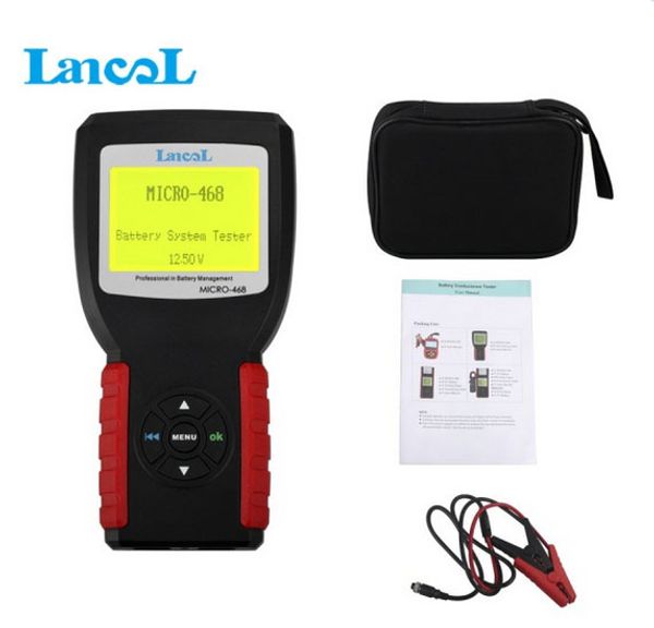 car battery system tester micro-468 for 12v & 24v system multi-language micro 468 for soh soc cca ir ing
car battery system tester micro-468 for 12v & 24v system multi-language micro 468 for soh soc cca ir ing
