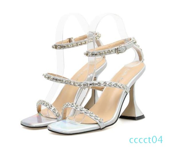 chic silver black rhinestone spool heel gladiator sandals luxury designer high heel shoes size 35 to 40 ct04
chic silver black rhinestone spool heel gladiator sandals luxury designer high heel shoes size 35 to 40 ct04