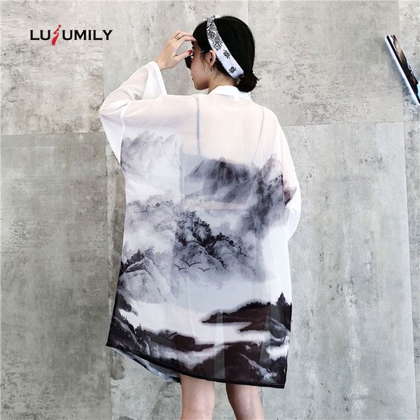 lusumily chinese style digit print 2019 summer kimono cardigan feminino outerwear sun protection shirts womens blouses, Black;brown
lusumily chinese style digit print 2019 summer kimono cardigan feminino outerwear sun protection shirts womens blouses, Black;brown