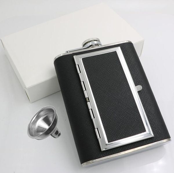 perfect pregame cigar flask stainless steel leather alcohol flasks with compartment cigarette case and funnel flagon for liquor & smoke
perfect pregame cigar flask stainless steel leather alcohol flasks with compartment cigarette case and funnel flagon for liquor & smoke