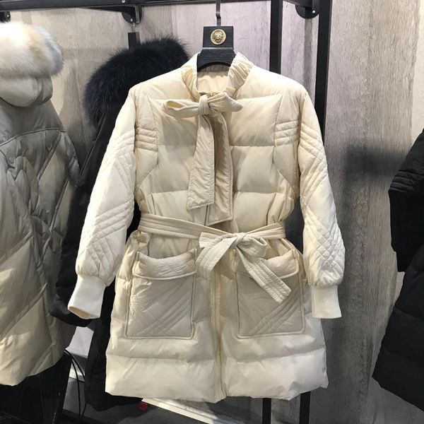 2019 new bow waist fluffy skirt coat jacket winter duck cown coat women winter sweet white black down
2019 new bow waist fluffy skirt coat jacket winter duck cown coat women winter sweet white black down