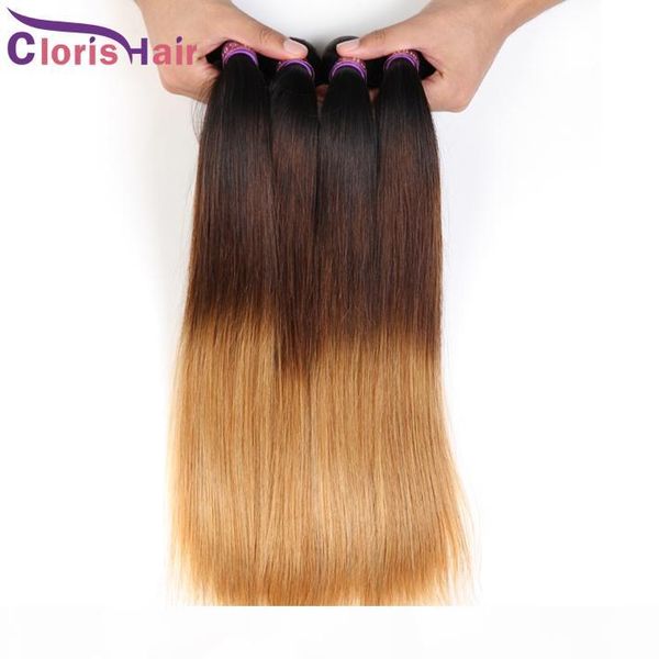 blonde ombre malaysian virgin hair straight bundles three tone 1b 4 27 ombre extensions dark roots blonde straight human hair weaves, Black
blonde ombre malaysian virgin hair straight bundles three tone 1b 4 27 ombre extensions dark roots blonde straight human hair weaves, Black