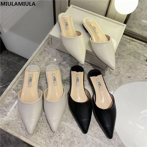 miulamiula конструкторы 2020 корейский новая мода малая точка toe плоский кожа леди тапочки скольжения на мокасины мулы шлепанцы, Black
miulamiula конструкторы 2020 корейский новая мода малая точка toe плоский кожа леди тапочки скольжения на мокасины мулы шлепанцы, Black