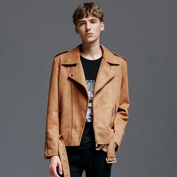 men's jackets mens personality army green zip biker jacket male cool locomotive short suede coat size 3xl, Black;brown
men's jackets mens personality army green zip biker jacket male cool locomotive short suede coat size 3xl, Black;brown