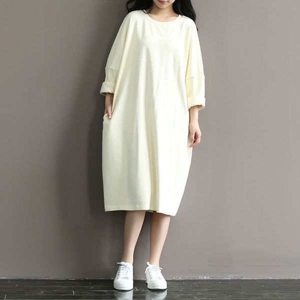 autumn loose dress maternity dress pregnant women clothing women's maternity pregnant women, White
autumn loose dress maternity dress pregnant women clothing women's maternity pregnant women, White
