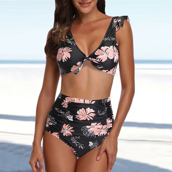dihope swimwear women floral wrap bikini sets swimming suit women tankini women's sets girl bow two piece bathing suit, White
dihope swimwear women floral wrap bikini sets swimming suit women tankini women's sets girl bow two piece bathing suit, White