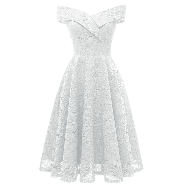 women summer vintage dresses off the shoulder dresses party cocktail evening dresses a-line zipper print lace, White;black
women summer vintage dresses off the shoulder dresses party cocktail evening dresses a-line zipper print lace, White;black