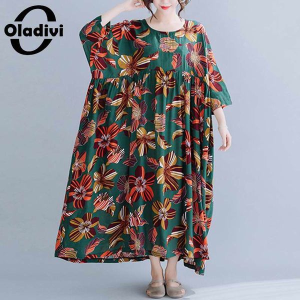 oladivi oversized plus size women fashion print maxi long dress ladies casual loose style summer tunic dresses 9xl 8xl 7xl, White;black
oladivi oversized plus size women fashion print maxi long dress ladies casual loose style summer tunic dresses 9xl 8xl 7xl, White;black