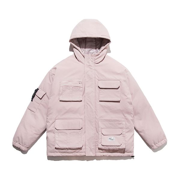 19 winter wear japanese line retro multi-pocket work wear down jacket neutral loose tide brand set casual jacket, Black
19 winter wear japanese line retro multi-pocket work wear down jacket neutral loose tide brand set casual jacket, Black