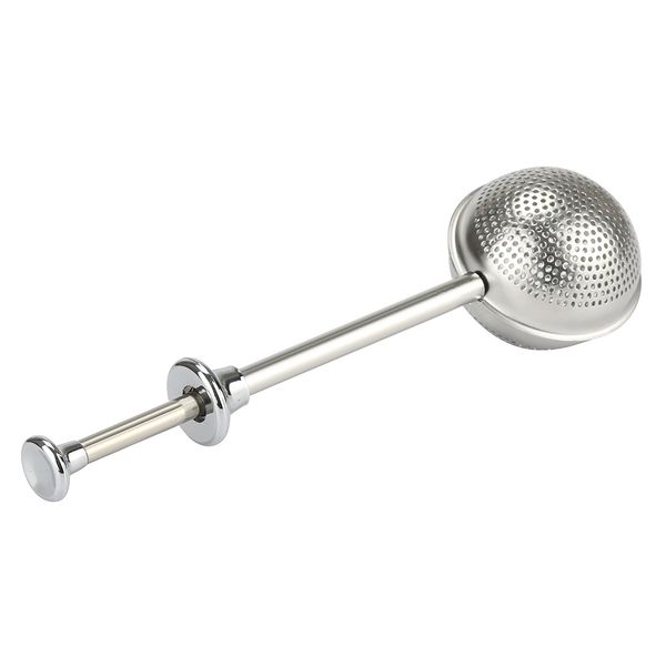 ball-shape push style tea infuser strainer kitchen tools teaware accessories stainless steel tea ball leaf tea strainer filter
ball-shape push style tea infuser strainer kitchen tools teaware accessories stainless steel tea ball leaf tea strainer filter