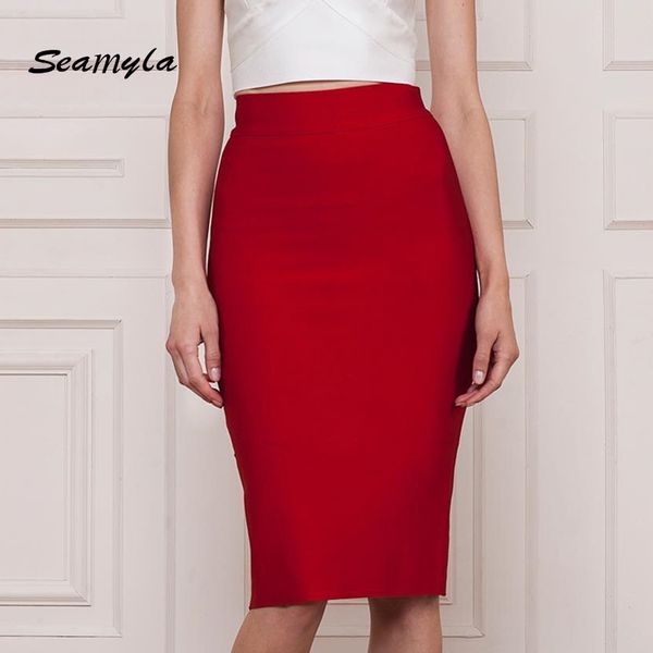 seamyla 2019 new winter pencil skirts women bodycon bandage skirt stretch knee length celebrity party midi skirt high waist, Black;gray
seamyla 2019 new winter pencil skirts women bodycon bandage skirt stretch knee length celebrity party midi skirt high waist, Black;gray