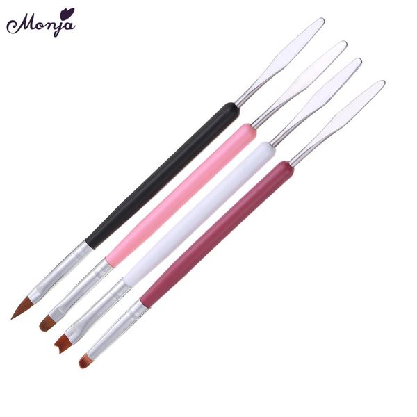 monja 4 style dual end nail art poly uv gel extension builder acrylic liquid brush drawing painting pen gel removal stick, Yellow
monja 4 style dual end nail art poly uv gel extension builder acrylic liquid brush drawing painting pen gel removal stick, Yellow
