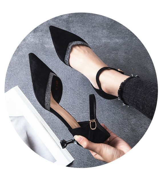 2018 new arrival good quality wedding shoes high heels shallow office pointed toe black color
2018 new arrival good quality wedding shoes high heels shallow office pointed toe black color