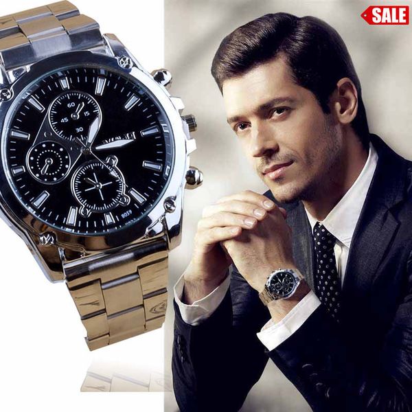 fashion men watch stainless steel analog quartz men's watches male wrist watch bracelet montre homme zegarek meski a15, Slivery;brown
fashion men watch stainless steel analog quartz men's watches male wrist watch bracelet montre homme zegarek meski a15, Slivery;brown