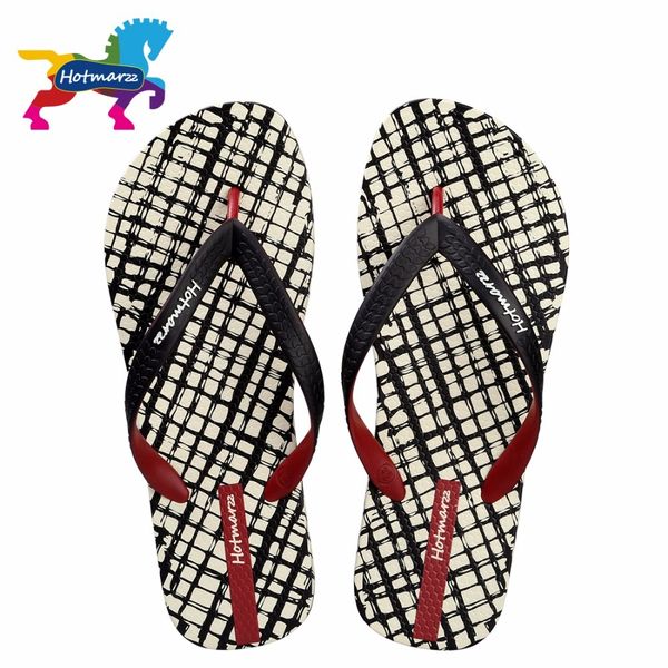 hotmarzz мужчины тапочки lattice вьетнамки летний пляж сандалии бассейн душ ванная слайды обувь y200706, Black