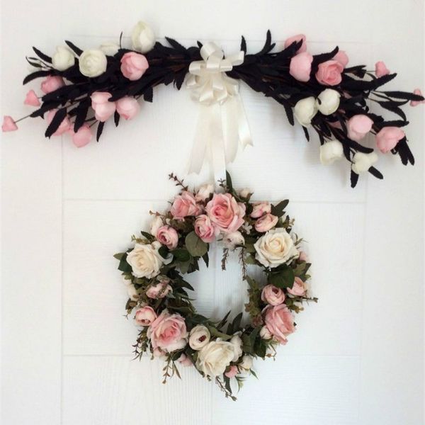 silk wearth rose artificial flowers wreaths door perfect quality artificial garland for wedding decoration home party decor
silk wearth rose artificial flowers wreaths door perfect quality artificial garland for wedding decoration home party decor