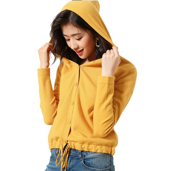 2019 new women jacket coat autumn winter casual hooded jacket female knitted cardigan lace up bow sweater hooded chaqueta mujer, White
2019 new women jacket coat autumn winter casual hooded jacket female knitted cardigan lace up bow sweater hooded chaqueta mujer, White