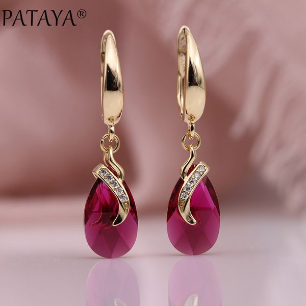 pataya new austria crystal long earrings 585 rose gold water drop dangle earrings natural zircon women gradient fashion jewelry cx200605, Golden
pataya new austria crystal long earrings 585 rose gold water drop dangle earrings natural zircon women gradient fashion jewelry cx200605, Golden