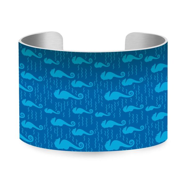 fashion uv printing seahorses pattern cuff bracelet 5cm aluminum meterial bangle wristband jewelry present for women u-109, Black
fashion uv printing seahorses pattern cuff bracelet 5cm aluminum meterial bangle wristband jewelry present for women u-109, Black