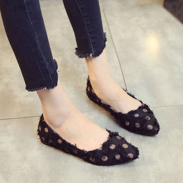 large size women loafers cloth shoes slip on flats pointed toe shallow single office lady espadrilles wave point zapatos mujer, Black
large size women loafers cloth shoes slip on flats pointed toe shallow single office lady espadrilles wave point zapatos mujer, Black