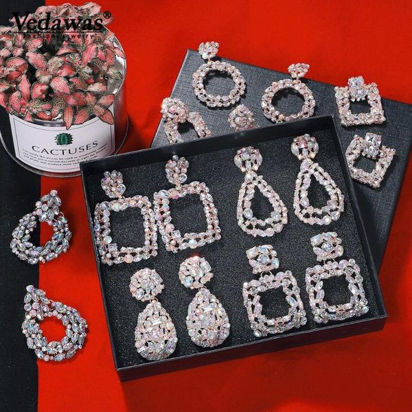 vedawas clear crystal earrings for women luxury rhinestone statement earrings big dangle drop wedding bridal jewelry, Silver
vedawas clear crystal earrings for women luxury rhinestone statement earrings big dangle drop wedding bridal jewelry, Silver