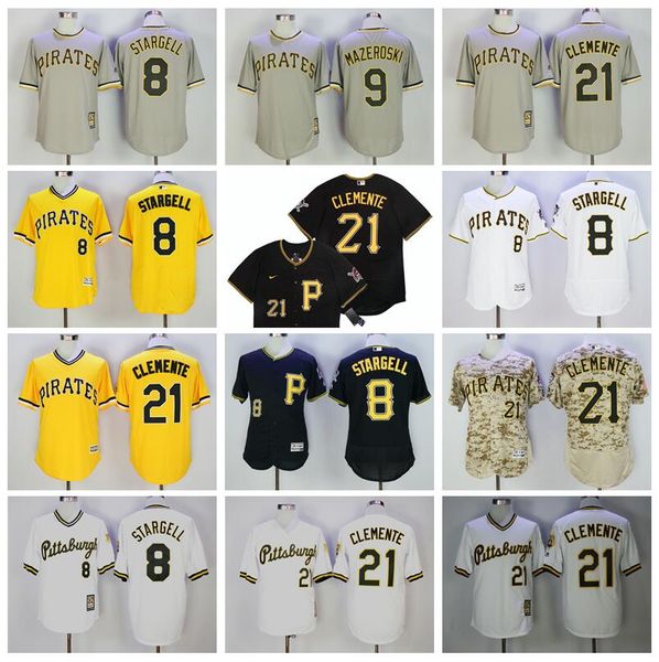vintage baseball 8 willie stargell jersey 9 bill mazeroski 21 roberto clemente pullover retire flexbase cool base black white grey yellow, Blue;black
vintage baseball 8 willie stargell jersey 9 bill mazeroski 21 roberto clemente pullover retire flexbase cool base black white grey yellow, Blue;black