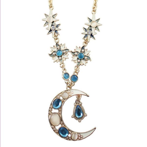 wholesale 10 pcs gold plated sun and moon cat eye stone pendant link chain necklace classic style jewelry, Silver
wholesale 10 pcs gold plated sun and moon cat eye stone pendant link chain necklace classic style jewelry, Silver