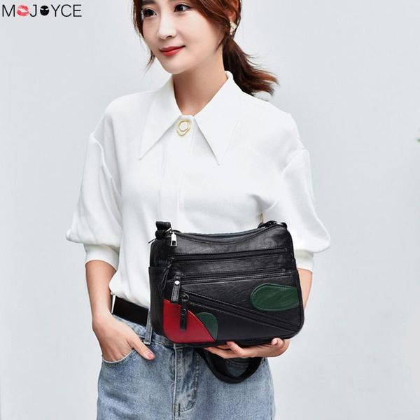 multi-layer crossbody handbags women splicing pu leather multi pocket shoulder messenger bags large capacity soft bag
multi-layer crossbody handbags women splicing pu leather multi pocket shoulder messenger bags large capacity soft bag