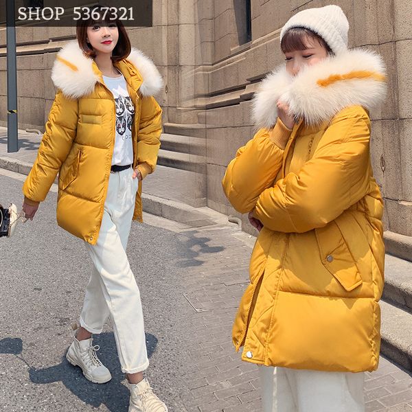 cotton-padded clothes woman 2019 winter down cotton heavy seta lead easy thickening bread serve student loose coat tide, Black
cotton-padded clothes woman 2019 winter down cotton heavy seta lead easy thickening bread serve student loose coat tide, Black
