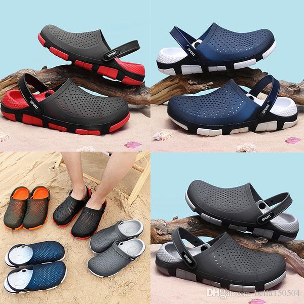 designer brand sandals jelly beach shoes men sandals casual shoes slippers beach flip-flops outdoor slippers light weight sandals, Black
designer brand sandals jelly beach shoes men sandals casual shoes slippers beach flip-flops outdoor slippers light weight sandals, Black