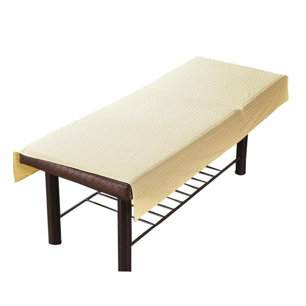 beauty massage spa treatment cotton beige stripe bed table cover plain flat sheet body care non-slip
beauty massage spa treatment cotton beige stripe bed table cover plain flat sheet body care non-slip