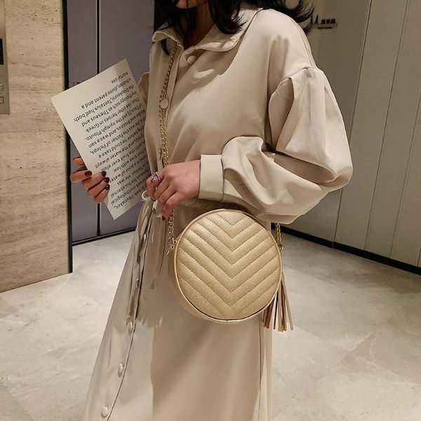 exquisite messenger bag women pu leather shoulder round chain tassel crossbody bags multicolor mini solid embroidery handbags
exquisite messenger bag women pu leather shoulder round chain tassel crossbody bags multicolor mini solid embroidery handbags