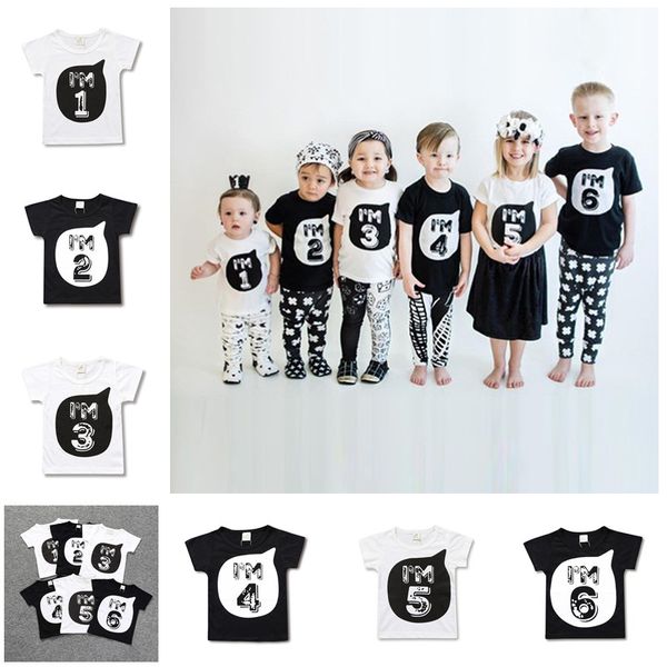 summer boys girls clothes number t shirts birthday age number print kids baby tee short sleeve t shirts child letters tees d3303, Blue
summer boys girls clothes number t shirts birthday age number print kids baby tee short sleeve t shirts child letters tees d3303, Blue