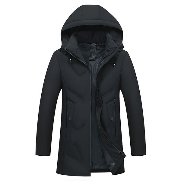 men clothes winter jacket hooded cotton-padded long men parka jacket thicken warm men winter coat jackets, Black
men clothes winter jacket hooded cotton-padded long men parka jacket thicken warm men winter coat jackets, Black