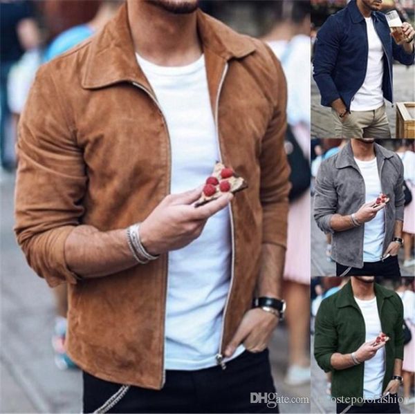 designer mens solid jackets fashion zipper fly men short jacket homme casual spring and autumn clothes, Black;brown
designer mens solid jackets fashion zipper fly men short jacket homme casual spring and autumn clothes, Black;brown