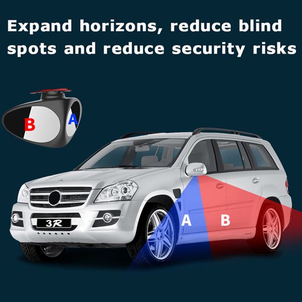 1pair car blind spot mirror 2 in1 360 rotation adjustable convex rear view mirror view front wheel car auto safety
1pair car blind spot mirror 2 in1 360 rotation adjustable convex rear view mirror view front wheel car auto safety